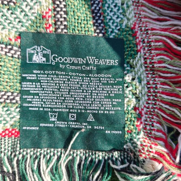 Vintage Tapestry Throw Blanket Christmas Goodwin Weavers Edith Collection 48x56 - Picture 2 of 9